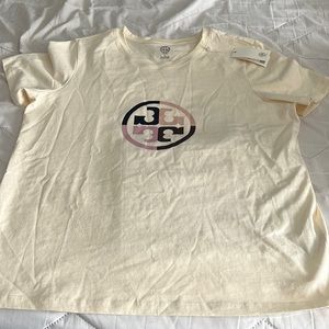 Colorblok logo tshirt size xl Tory Burch
